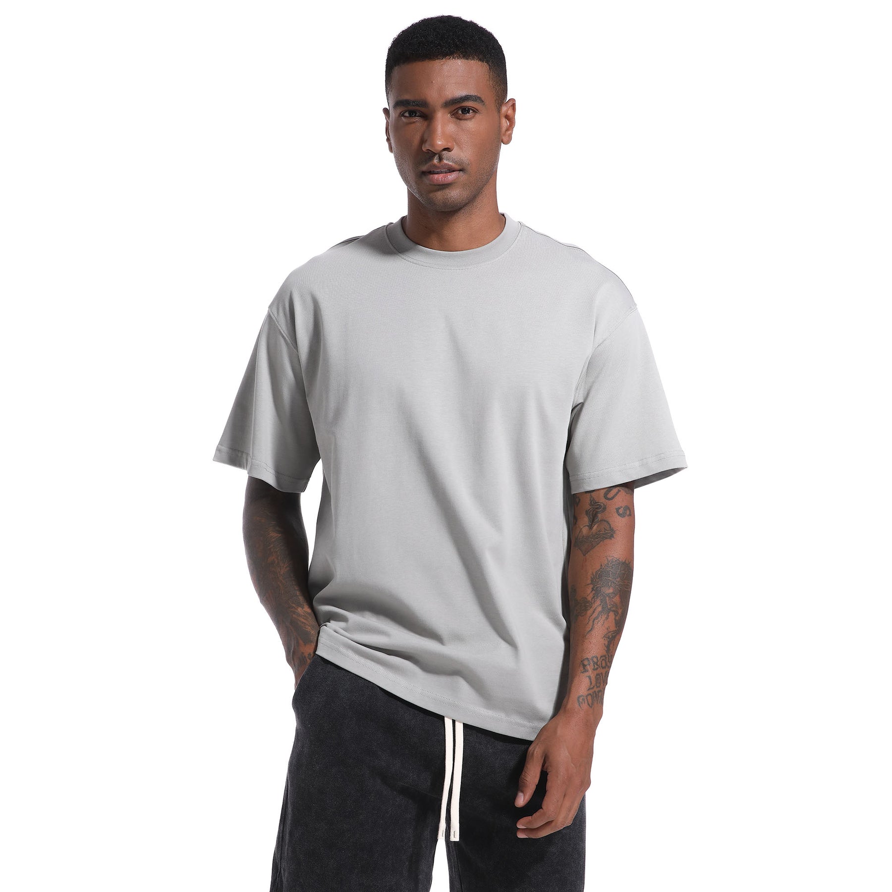 Monochrome 4-Pack - 275GSM Heavy Loose Fit T-Shirt