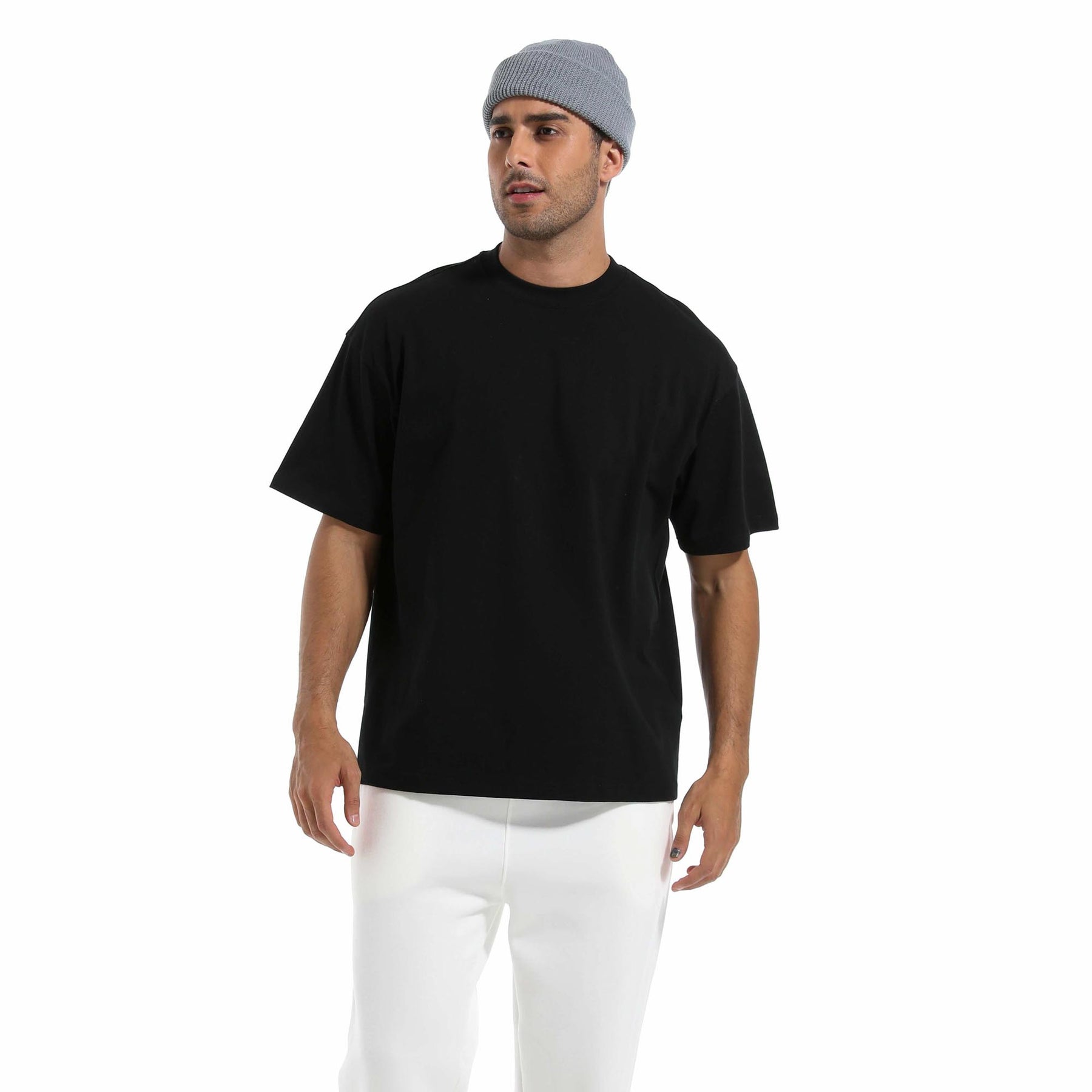 All Black 6-Pack - 275GSM Heavy Loose Fit T-Shirt