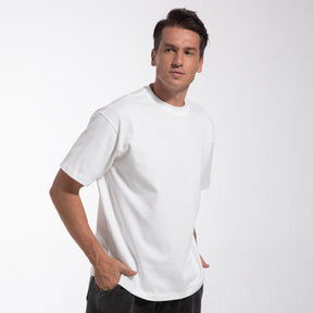 All White 9-Pack - 275GSM Heavy Loose Fit T-Shirt